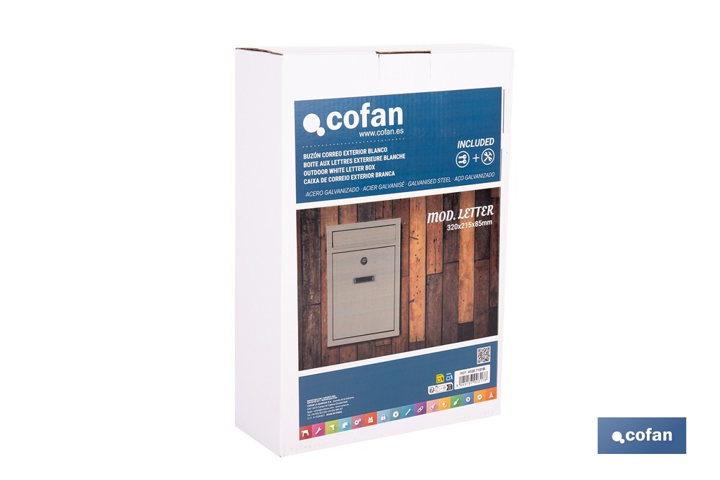 Buzón exterior correo Mod.Letter - Cofan