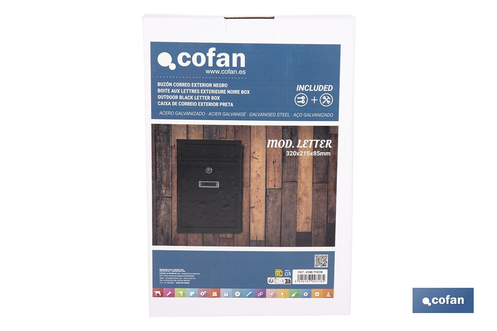 Buzón exterior correo Mod.Letter - Cofan