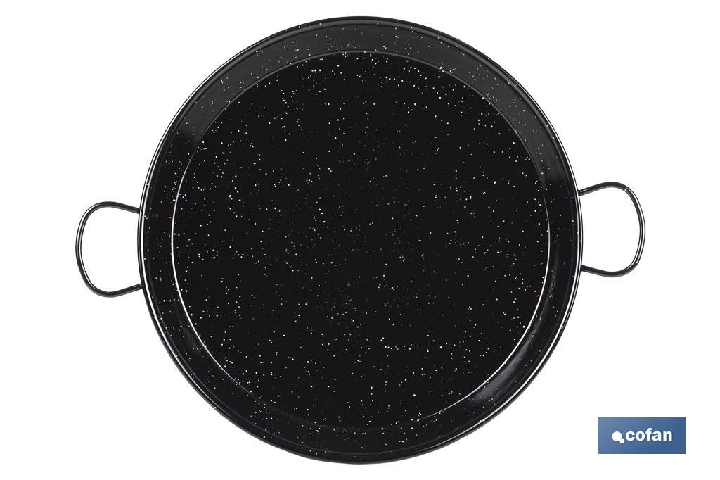 Paellera de Acero Esmaltado | Paellera Tradiconal | Paellera con 2 Asas | Varios Diámetros - Cofan
