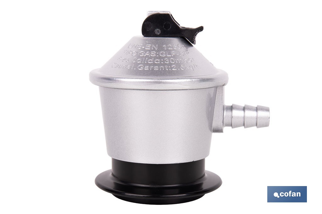 Regulador de Gas Butano/Propano | De Uso Doméstico | Regulador para Bombona de butano - Cofan