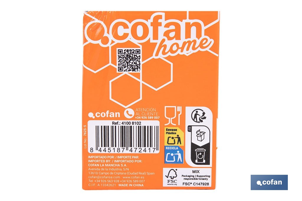 Prensador de ajos ergonómico | Material: acero inoxidable | Apto para lavavajillas, fácil de limpiar - Cofan