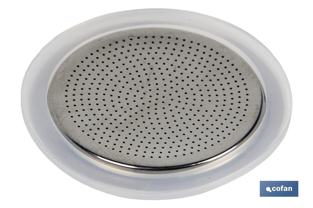 Recambio de embudo | Cafetera Modelo Constanza | Capacidad para 6 o 9 tazas | Fabricado en INOX - Cofan