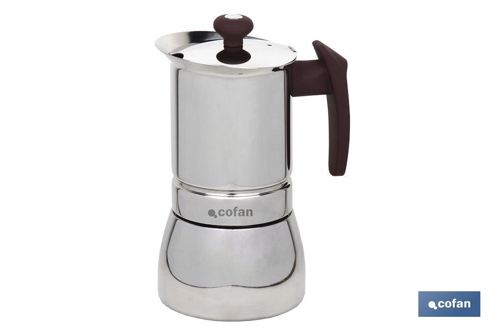 Moka pot | Stainless Steel | Different capacities - Cofan