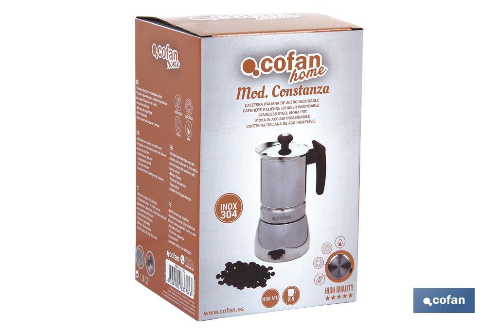 Cafetera Modelo Constanza | Fabricada en Acero Inox | Diferentes capacidades - Cofan