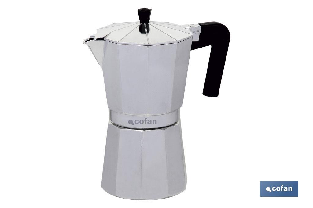 Moka Pot, Provenza Model | Aluminium | For Induction Hobs | Cofan Coffee Maker - Cofan