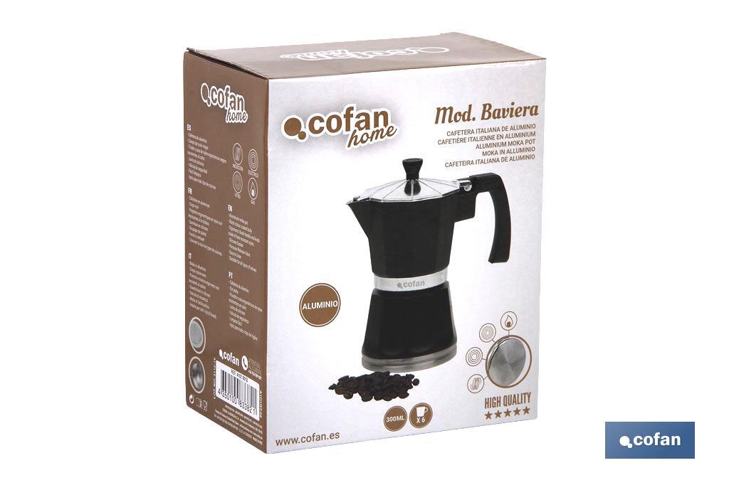 Cafetera Italiana Espresso de Aluminio para Inducción para