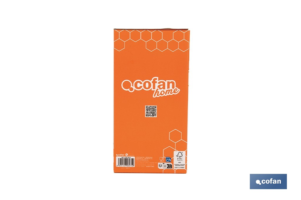 Cafetera italiana inducción | Capacidad: 6 tazas | Cuerpo de aluminio | Mangos de madera | Apta para todo tipo de fuegos | Disponible en diferentes colores - Cofan