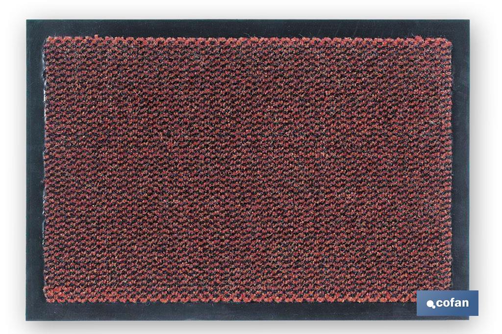 Felpudo Interior | Fabricado en Polipropileno | Medidas 40 x 60 cm | Felpudo Antideslizante - Cofan