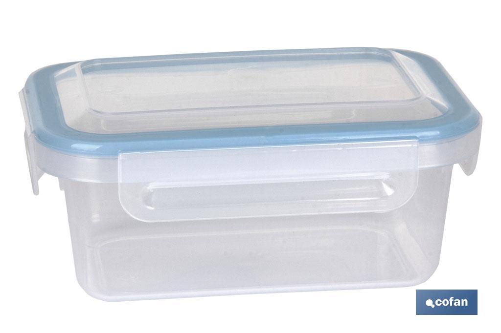 Rectangular Lunch Box | Lid in different colours | Suitable for microwave, freezer and dishwasher safe - Cofan