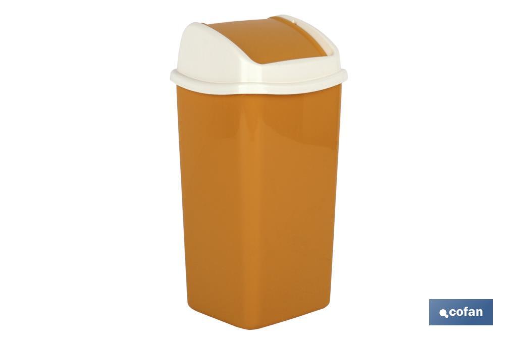 Yellow swing top bin - Cofan