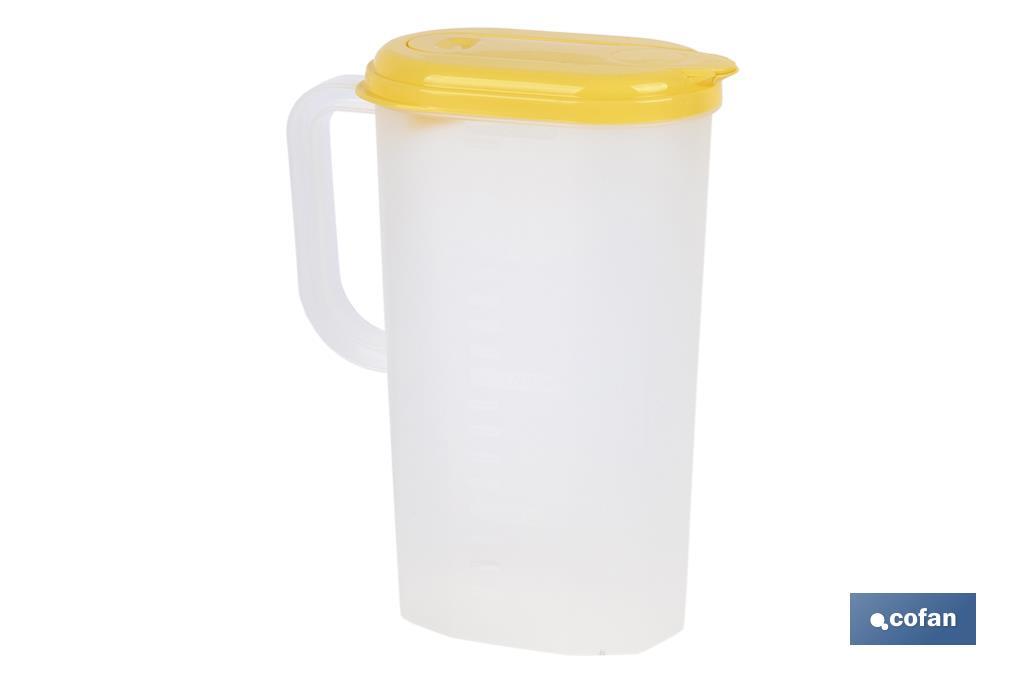  Fridge Jugs with Lid Juice Pitcher Leak Proof Fridge Door Water  Jug for Ice Tea Beverages 1.8L Jugs : Home & Kitchen