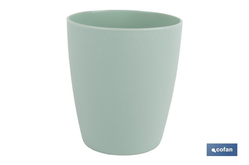 Vasos de agua | Dos colores a elegir | Capacidad: 400 ml - Cofan