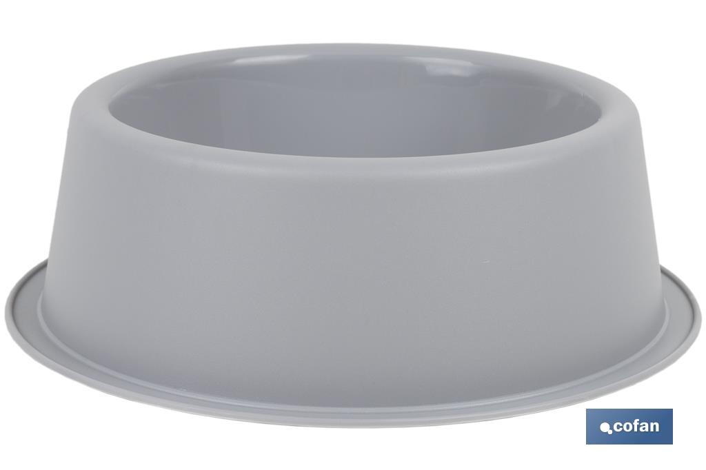 Round food bowl for pets | Available in 2 colours | Size: 24.5 x 7.5cm - Cofan