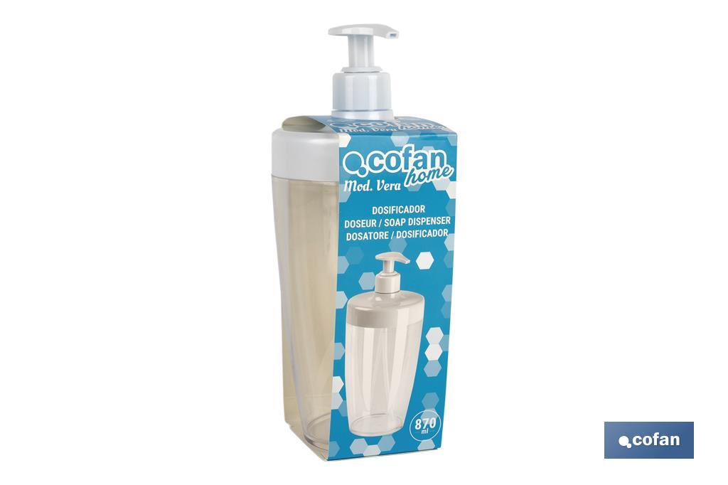 Dosificador de Jabón | Dos Colores | Capacidad de 870 ml - Cofan