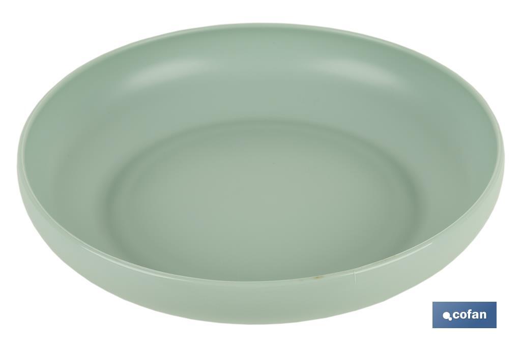 Round plates | Available in two colours | Capacity: 850ml - Cofan