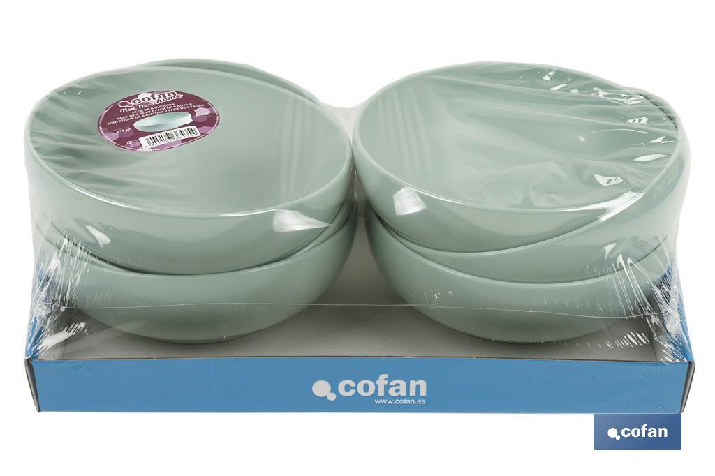 Round bowls | Available in two colours | Capacity: 800ml - Cofan