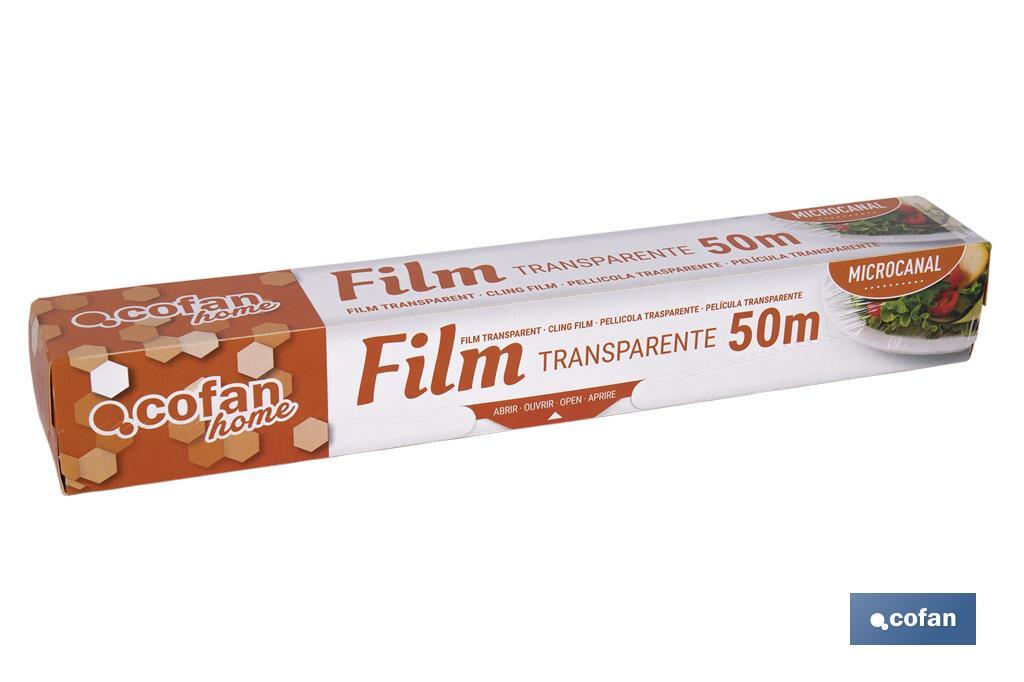 Household cling film | Box with cutting edge | Kitchen purposes - Cofan
