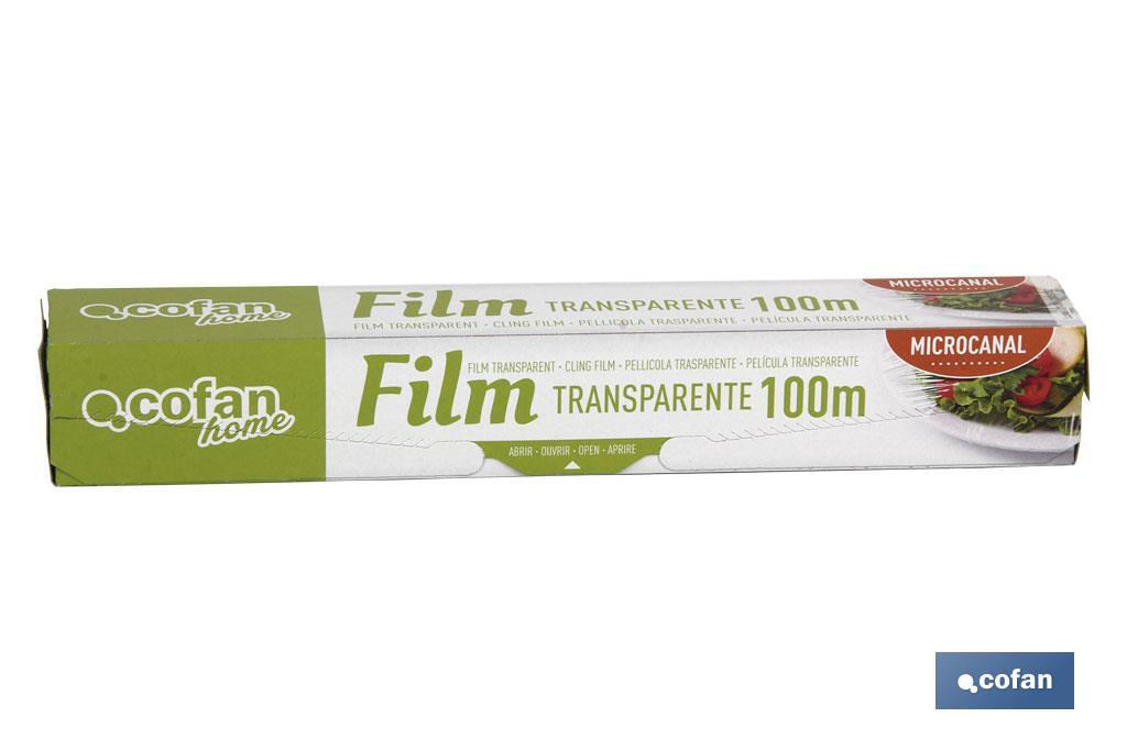 Film Transparente Doméstico | Estuche con sierra de corte | Especial para usar en cocina - Cofan