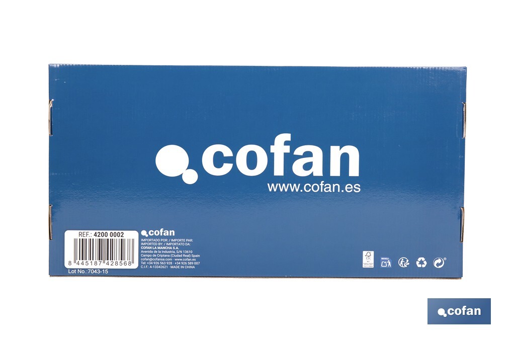 Grifo de cocina monomando con rociador | Caño giratorio 360° | Cuerpo de latón | Medidas: ø5 x 48 x 22 cm | Disponible en gris antracita metalizado - Cofan