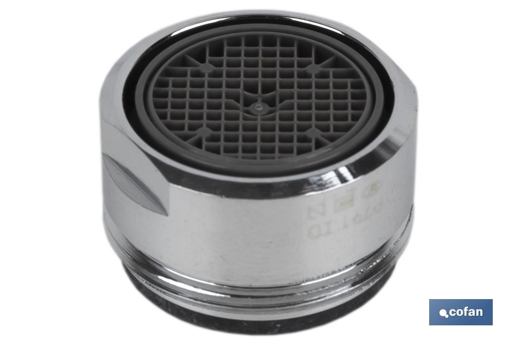 Filtro de Grifo Aireador | Métrica 24 y 28 mm | Sistema de Ahorro de Agua al 50% - Cofan