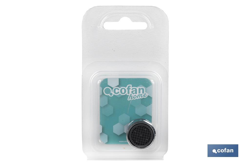 Filtro de Grifo Aireador | Métrica 24 y 28 mm | Sistema de Ahorro de Agua al 50% - Cofan