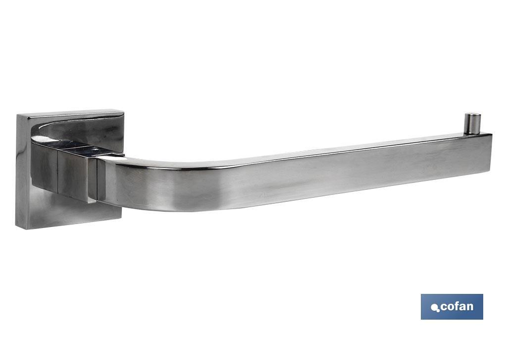Porte-serviette en Acier Inoxydable 304 Brillant | Modèle Marvao | Dimensions 24,7 x 8,3 x 5,3 cm - Cofan