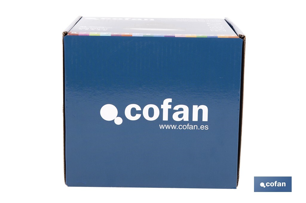 Rociador de ducha de alta presión con acabado en negro | Incluye filtro de 15 etapas | Rotación 360° | Fácil instalación y ahorro de agua - Cofan
