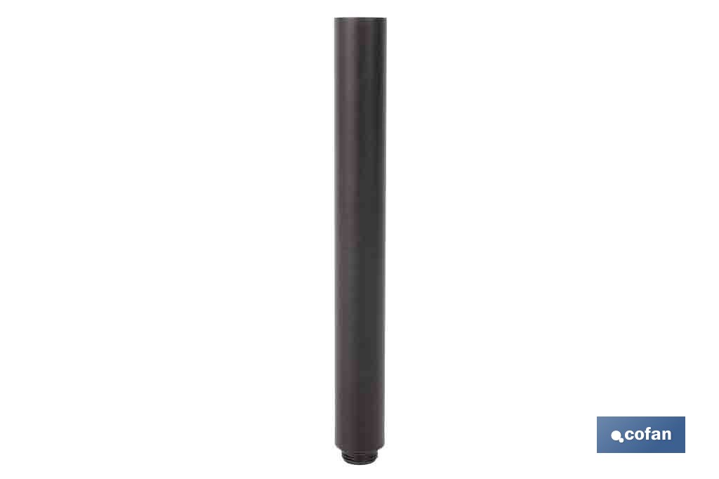 Tubo alargador de ducha de acero inoxidable | Diámetro exterior: Ø24 mm | Disponible en diferentes acabados y longitudes - Cofan
