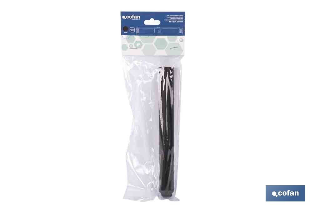 Tubo alargador de ducha de acero inoxidable | Diámetro exterior: Ø24 mm | Disponible en diferentes acabados y longitudes - Cofan