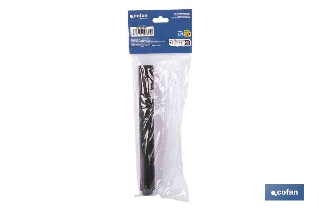 Tubo alargador de ducha de acero inoxidable | Diámetro exterior: Ø24 mm | Disponible en diferentes acabados y longitudes - Cofan