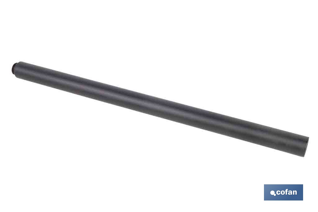 Tubo alargador de ducha de acero inoxidable | Diámetro exterior: Ø24 mm | Disponible en diferentes acabados y longitudes - Cofan