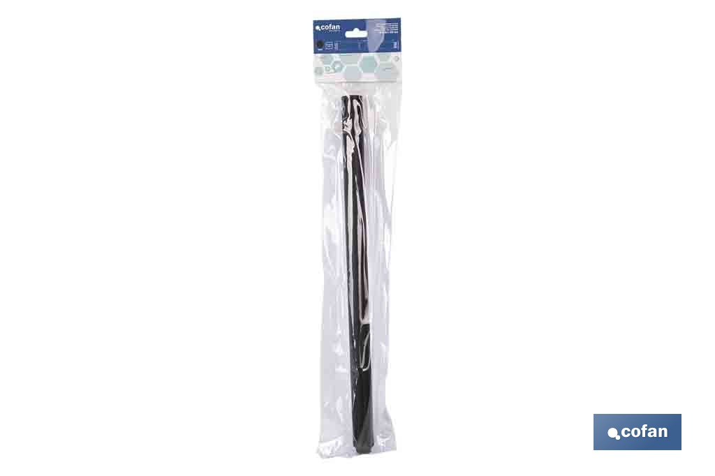 Tubo alargador de ducha de acero inoxidable | Diámetro exterior: Ø24 mm | Disponible en diferentes acabados y longitudes - Cofan