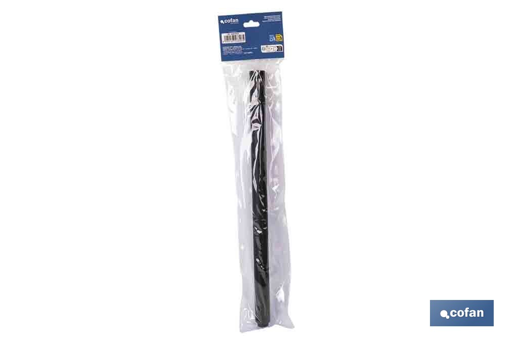 Tubo alargador de ducha de acero inoxidable | Diámetro exterior: Ø24 mm | Disponible en diferentes acabados y longitudes - Cofan