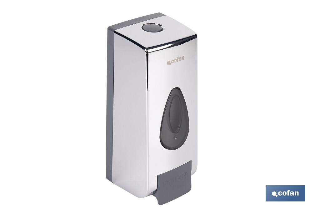 Dosificador de jabón líquido | Capacidad: 600 ml | Material: ABS resistente | Apto para uso comercial | Disponible en dos colores - Cofan