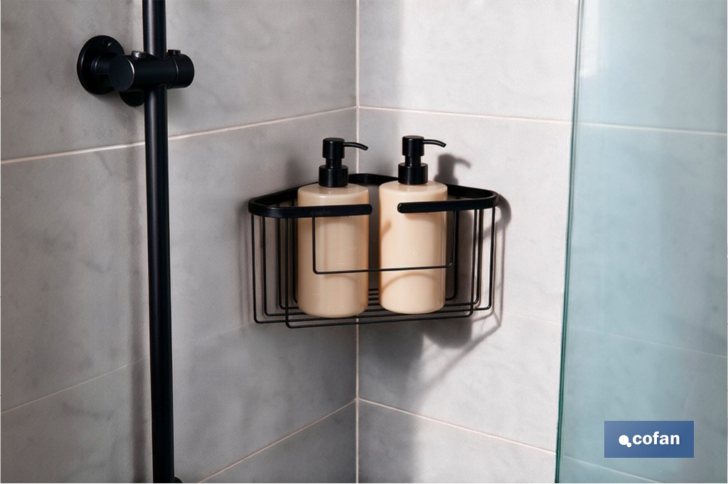  Panier de Salle de Bain | D'Angle | Fabriqué en Acier Inoxydable 304 - Cofan