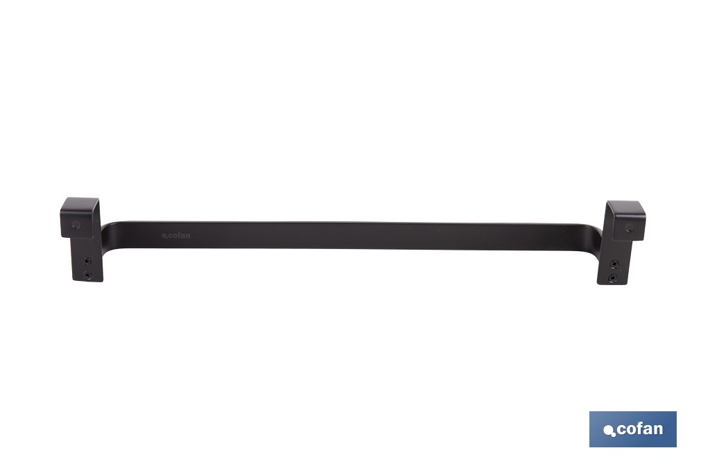 Toallero para mueble de baño con longitud de 36 cm. Dos acabados diferentes. - Cofan