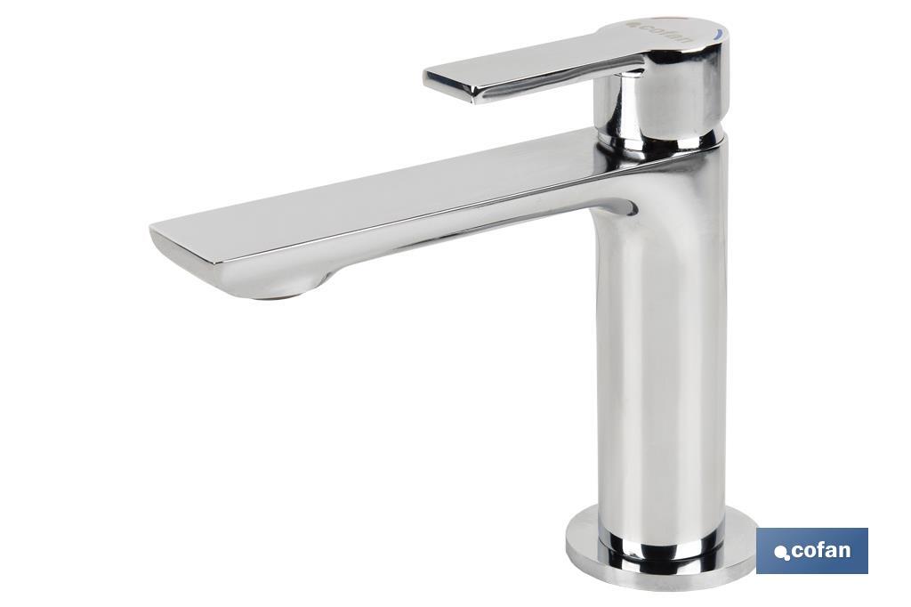 Single-Handle Basin Mixer Tap | Size: 25mm | Matheson Model | Brass with Chrome-Plated Finish - Cofan