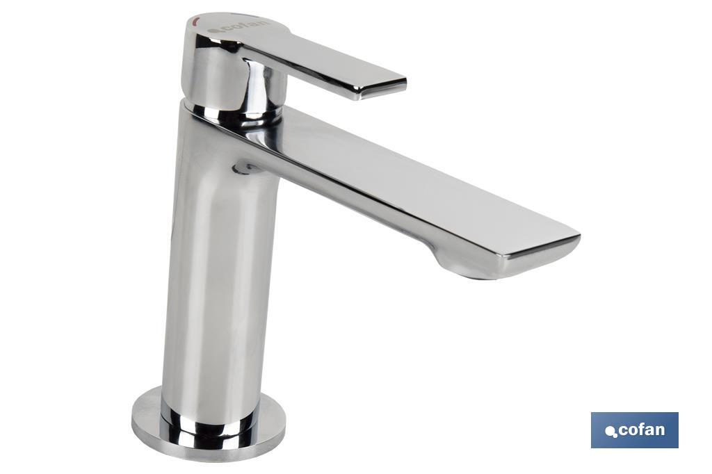 Single-Handle Basin Mixer Tap | Size: 25mm | Matheson Model | Brass with Chrome-Plated Finish - Cofan