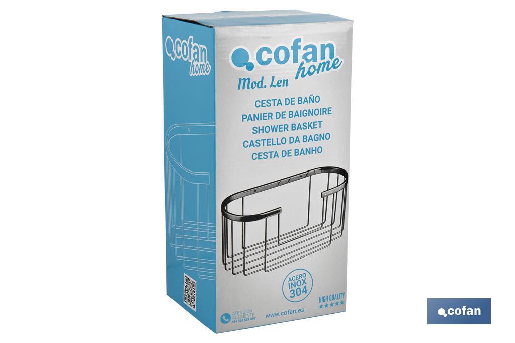 Cesta de Baño | Fabricada en Acero Inoxidable 304 - Cofan