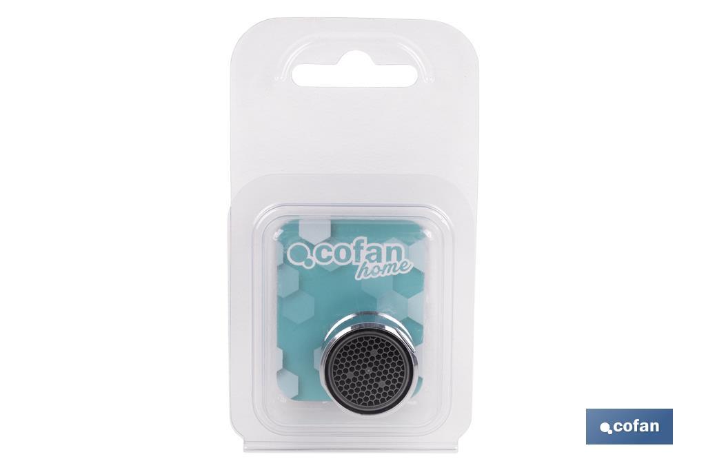 Filtro de Grifo Aireador | Métrica 24 y 28 mm | Sistema de Ahorro de Agua al 50% - Cofan