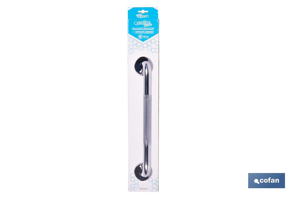 Barre d'appui droite | Matériau : Acier inoxydable 304 | Plusieurs dimensions - Cofan