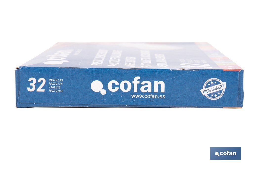 Firelighters for barbecue | Package of 32 pieces | Quick and clean method - Cofan