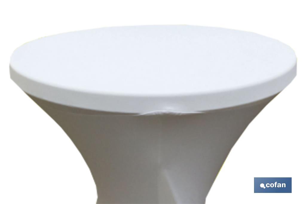 Table bar cover | Lycra | Ideal for cocktail parties, weddings, parties and decoration - Cofan