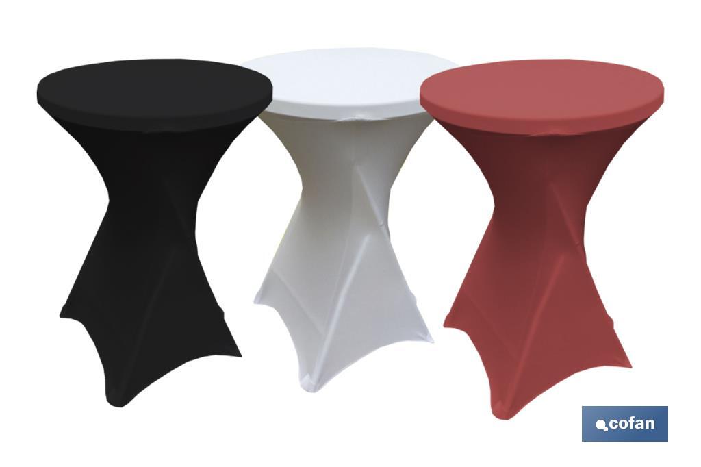 Table bar cover | Lycra | Ideal for cocktail parties, weddings, parties and decoration - Cofan