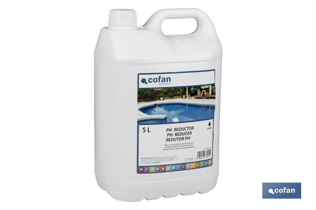 Reductor de PH líquido para piscinas - Cofan