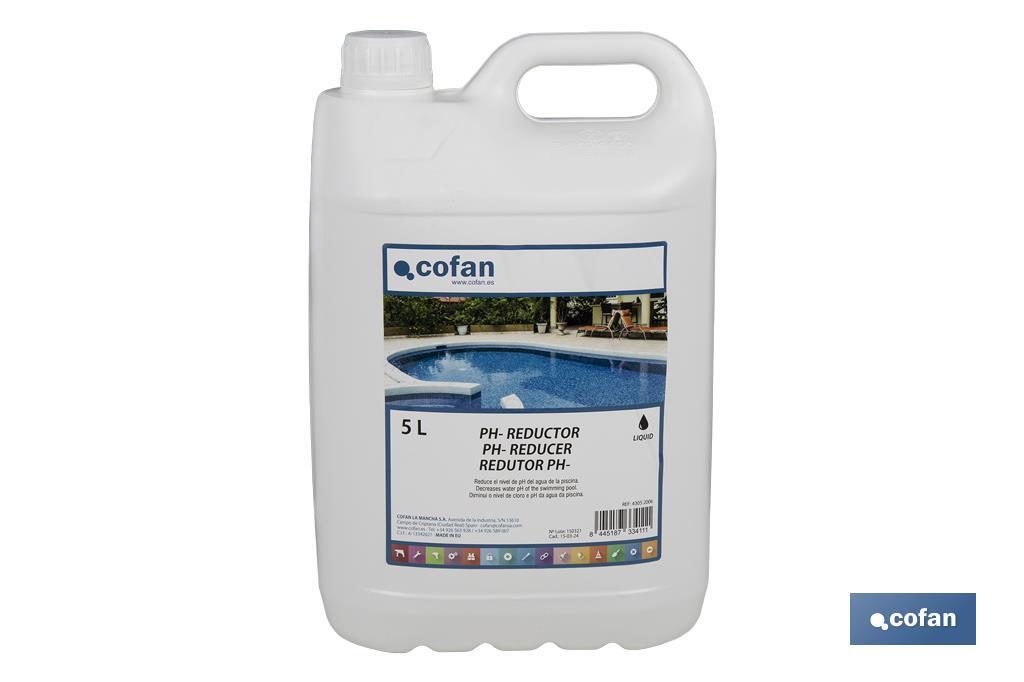 Redutor de PH líquido para piscinas - Cofan