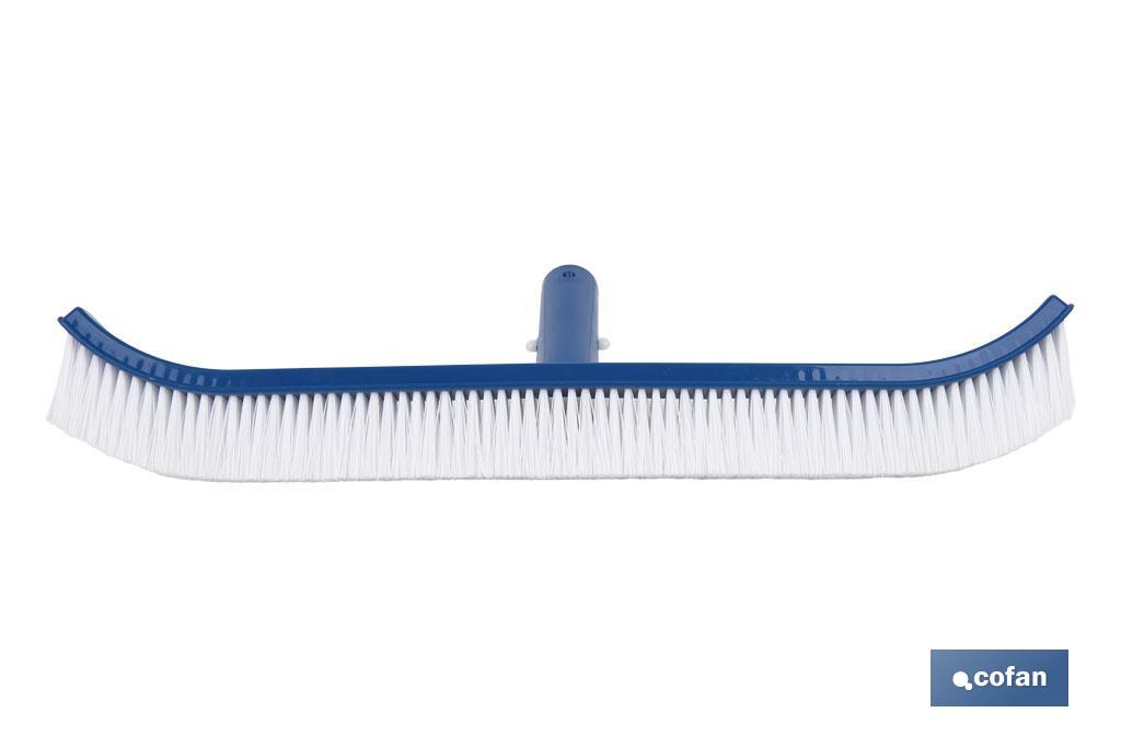 Brosse Courbée pour Piscines | Dimension de la brosse de 45 cm - Cofan