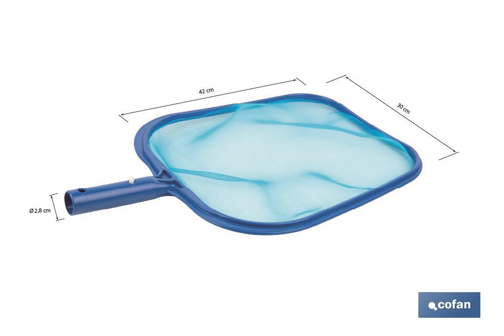 Recoge hojas de superficie para piscinas | Ideal para limpiar hojas e insectos - Cofan