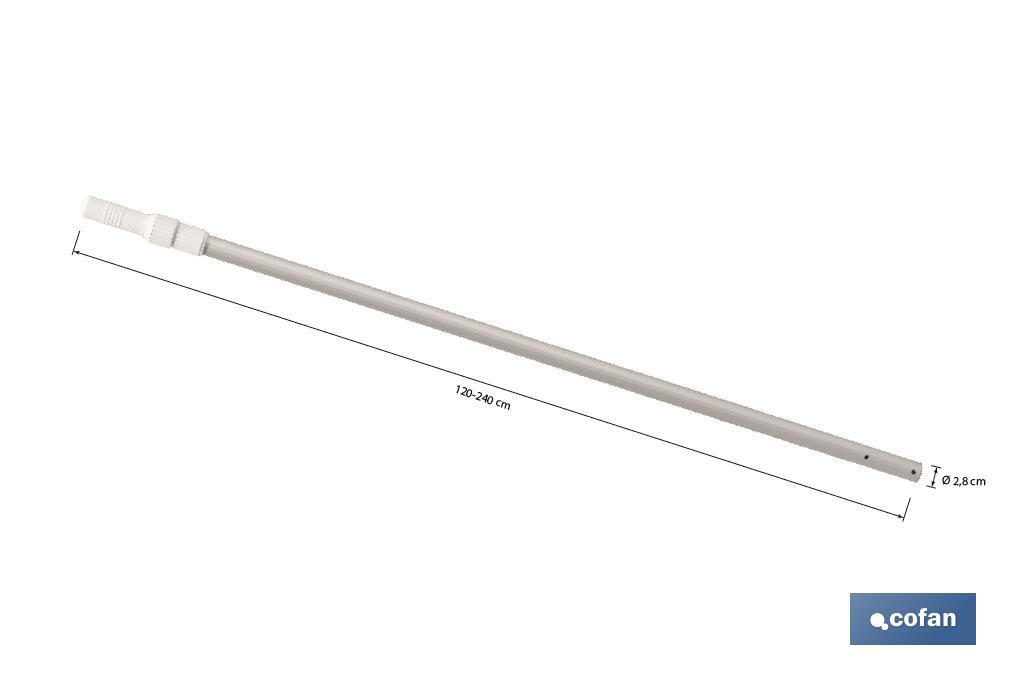 Swimming pool pole | Size: 120-240cm - Cofan