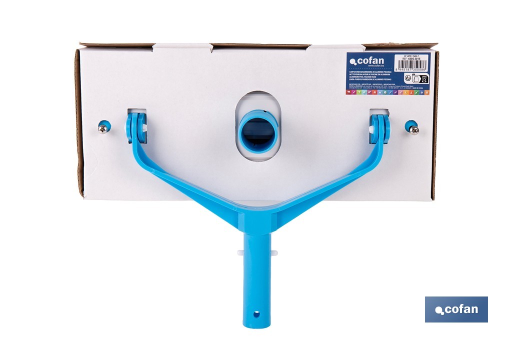 Nettoyeur pour Piscines | Brosse de fond Fabriquée en Aluminium - Cofan